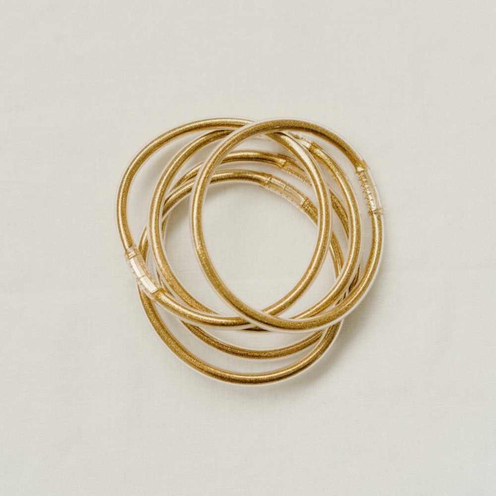 Carly Jean Los Angeles Fifi 5 Bangle Bracelet Set